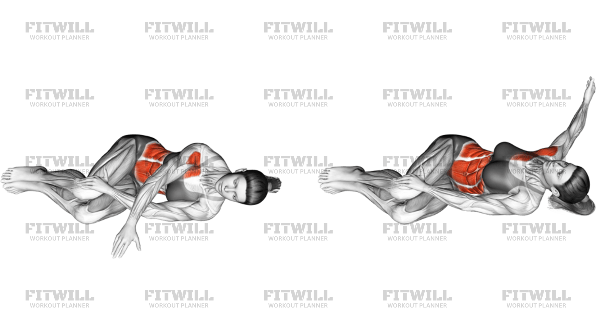 Lying Upper Body Rotation: Exercise Guide, Techniques, Benefits, How to ...