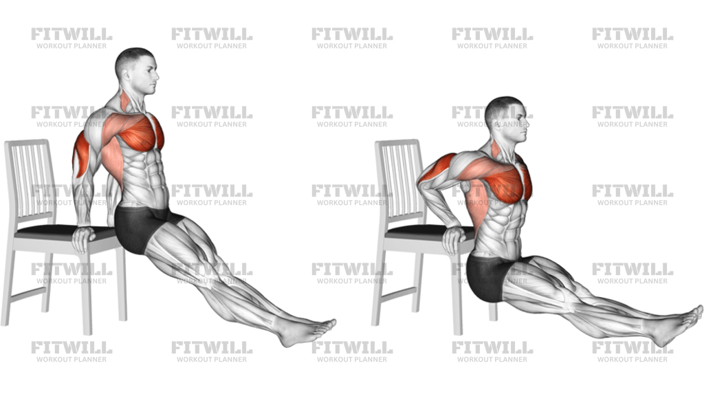 Dip On Floor With Chair