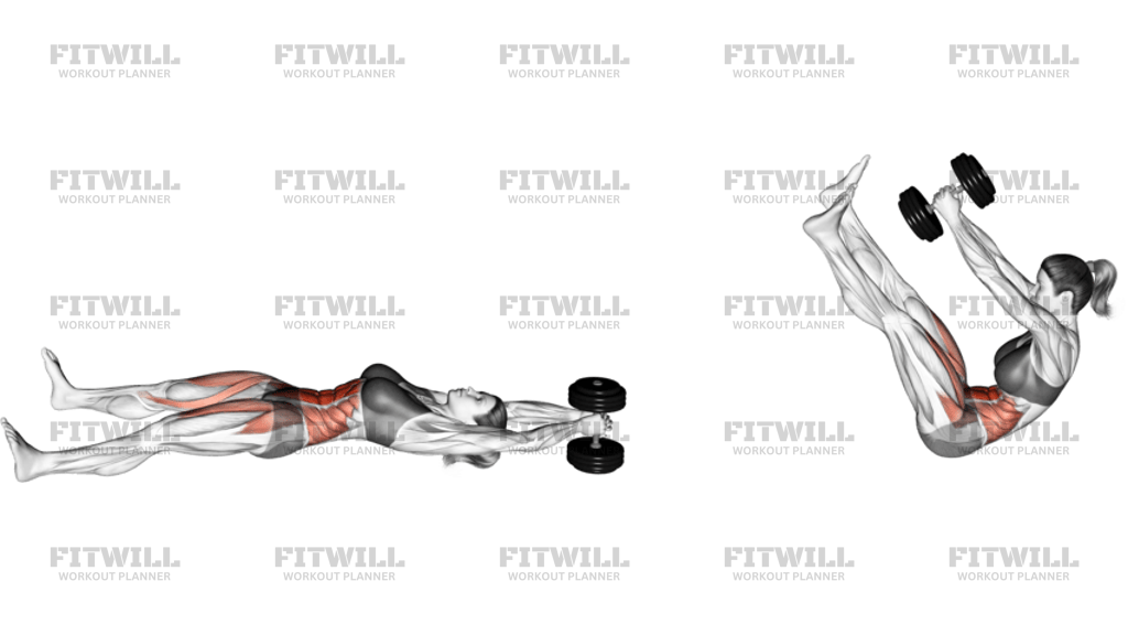 Dumbbell V-Up