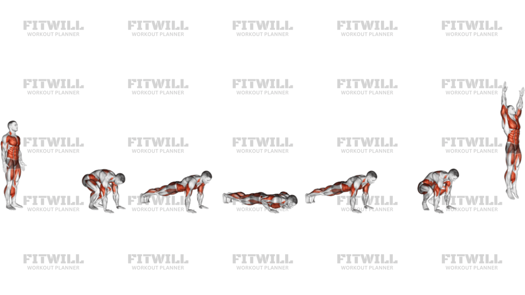 Burpee With Push-Up: Exercise Guide, Techniques, Benefits, How to ...
