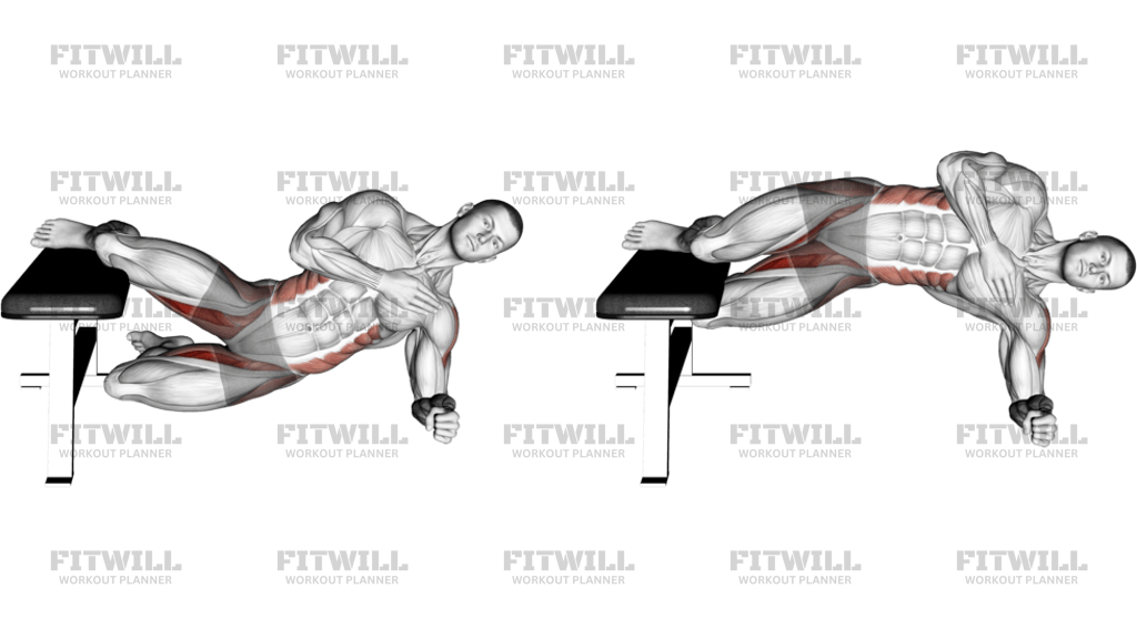Side Plank Hip Adduction Bent Knee