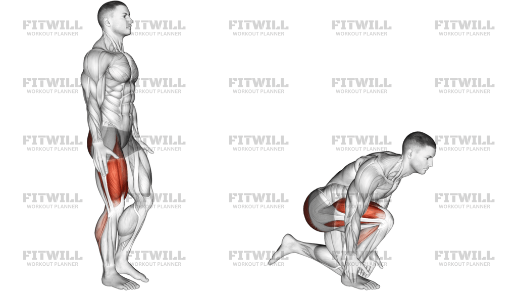 Single Leg Heel Touch Squat