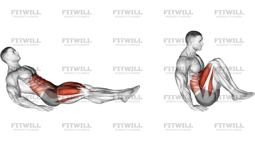 Seated In Out Leg Raise On Floor