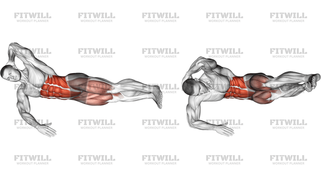 Oblique V-Up On Floor