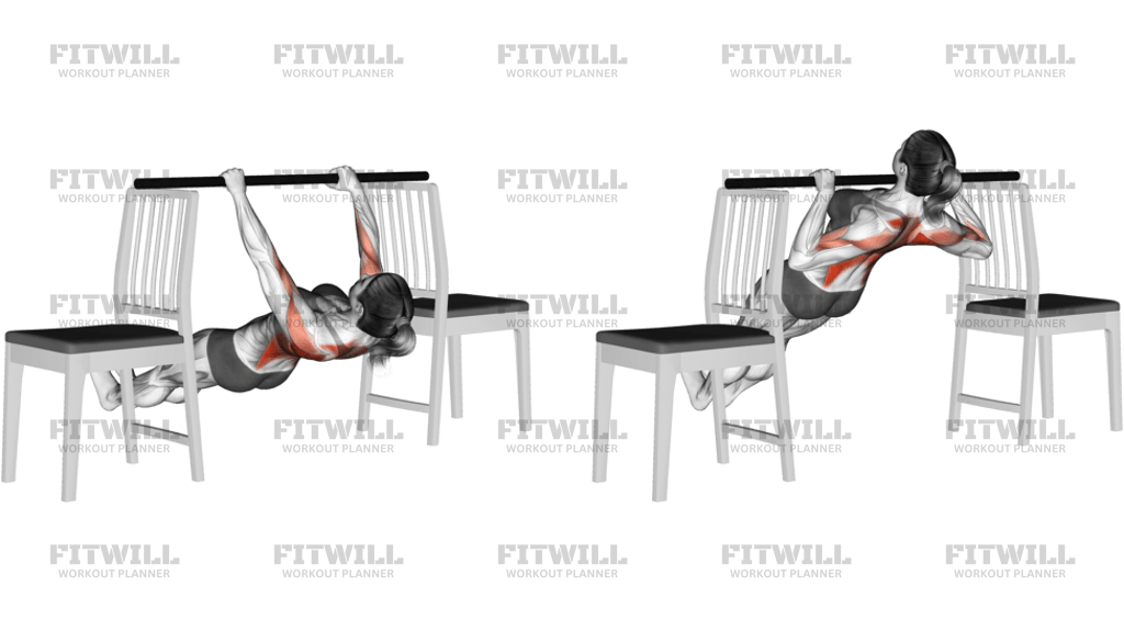 Inverted Row Between Chairs