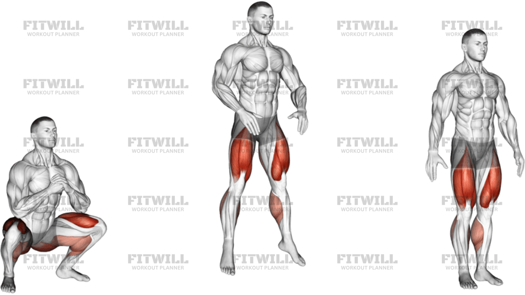 Bodyweight Drop Jump Squat