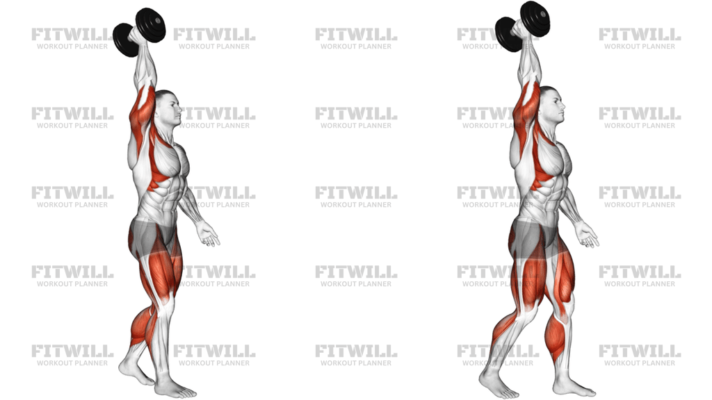 Dumbbell Single-Arm Overhead Carry
