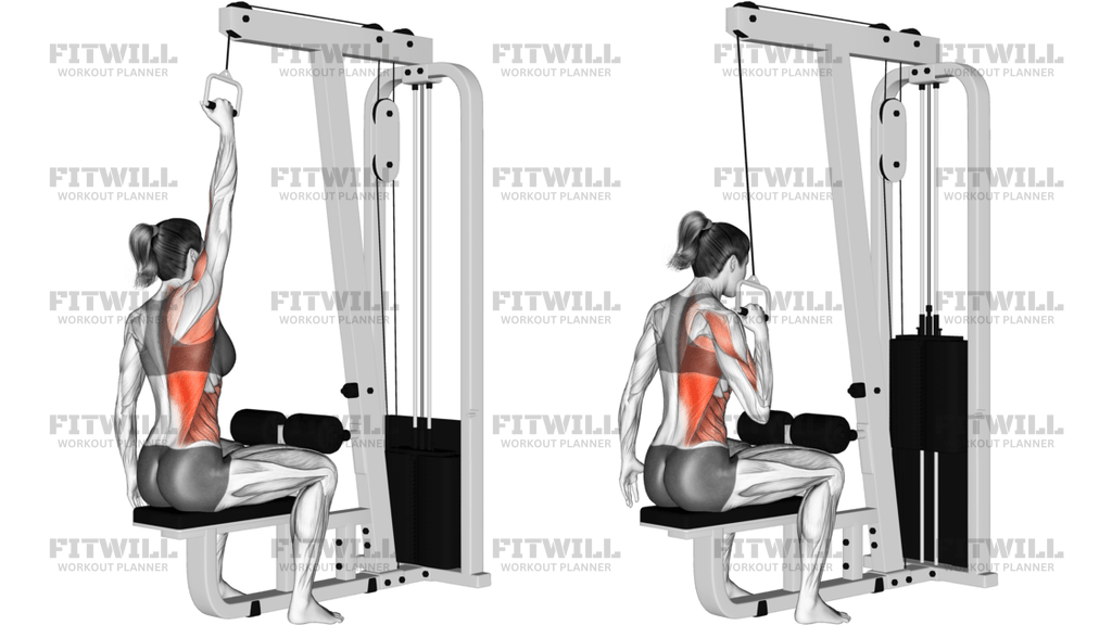 Jednoručný Sťahovanie Kladky Na Latissimy