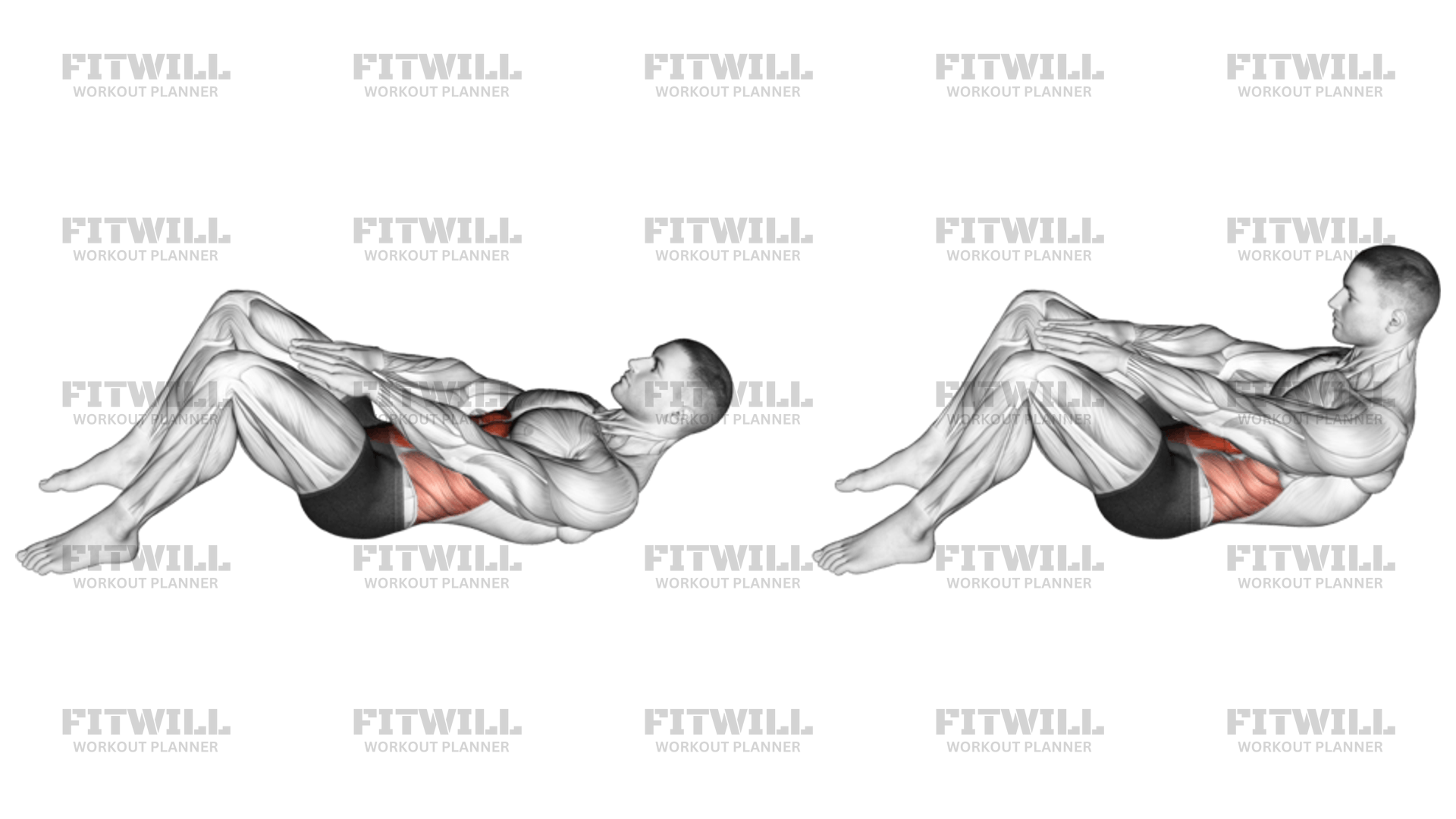 Knee Touch Crunch Exercise Guide Video Techniques Benefits How to Muscles Worked Tips Tricks Fitwill