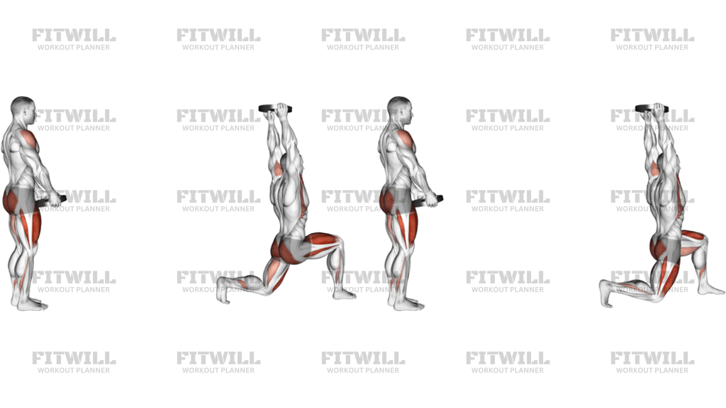 Weighted Lunge With Swing