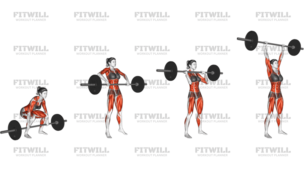 Barbell Clean And Press