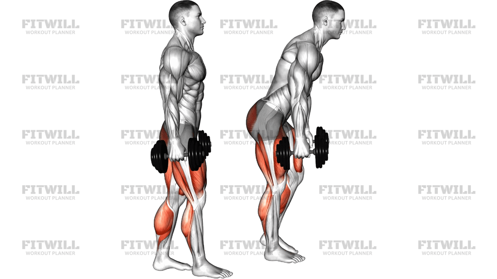 Dumbbell RDL Death March
