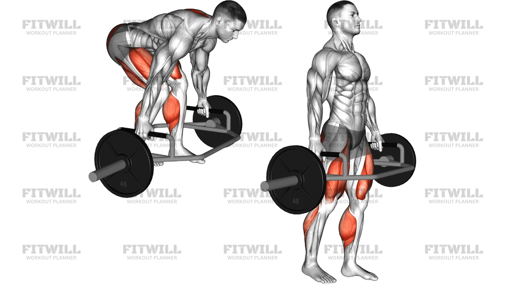 Trap Bar Split Stance RDL