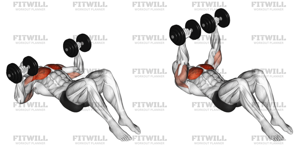 Dumbbell Floor Chest Press Exercise Guide Video Techniques Benefits How to Muscles Worked Tips Tricks Fitwill