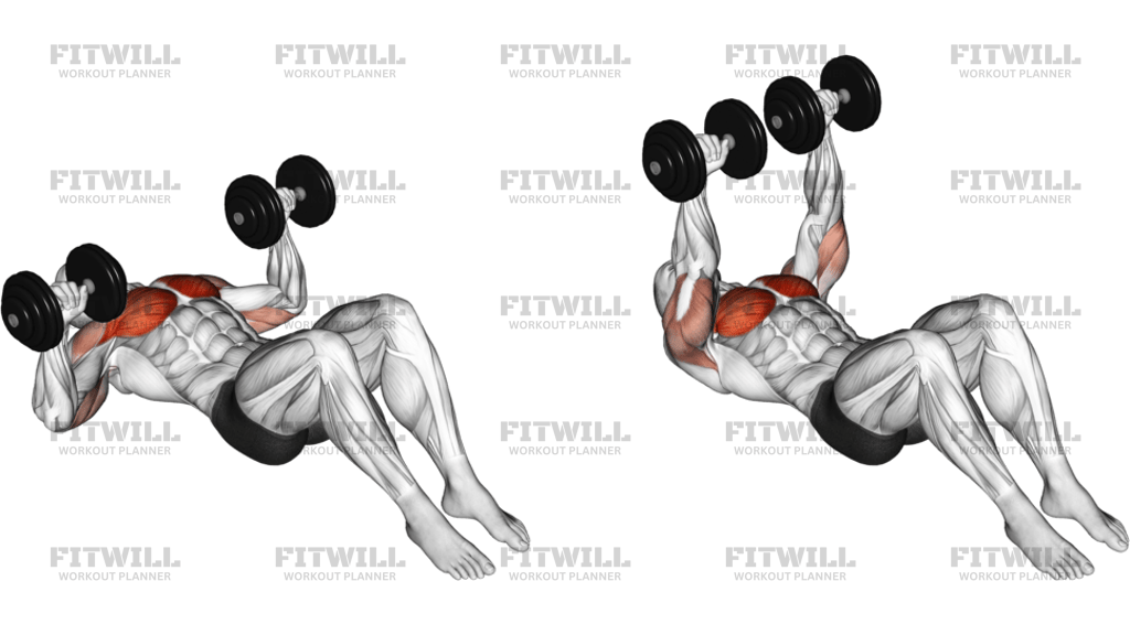 Dumbbell Floor Chest Press