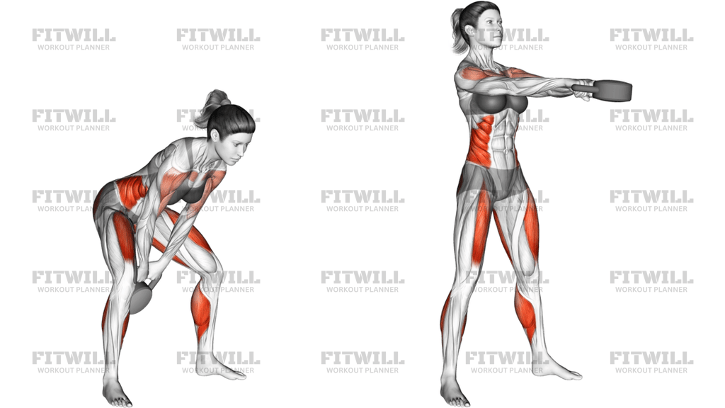 Kettlebell Overhand Grip Swing