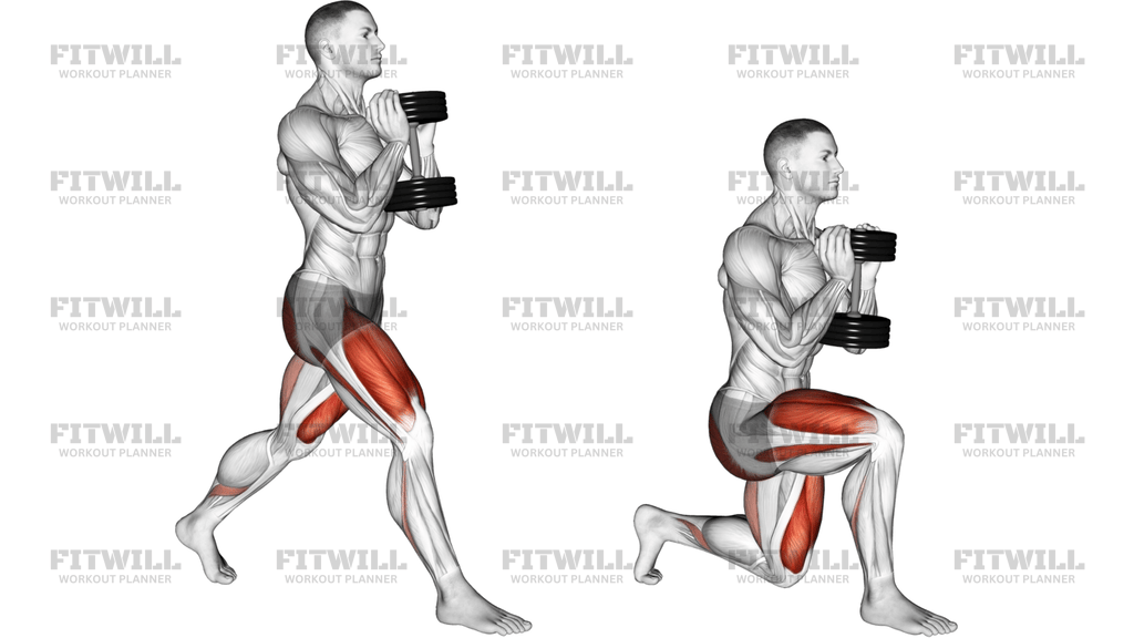 Dumbbell Goblet Split Squat