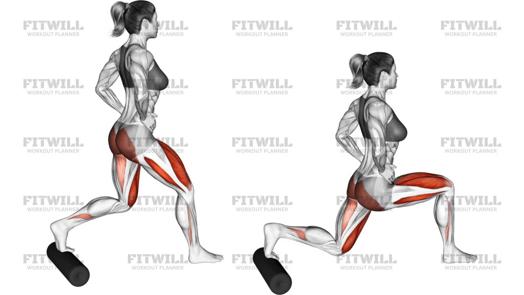 Split Squat With Roll