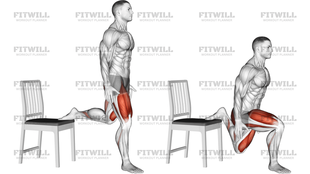 Bulgarian Split Squat With Chair