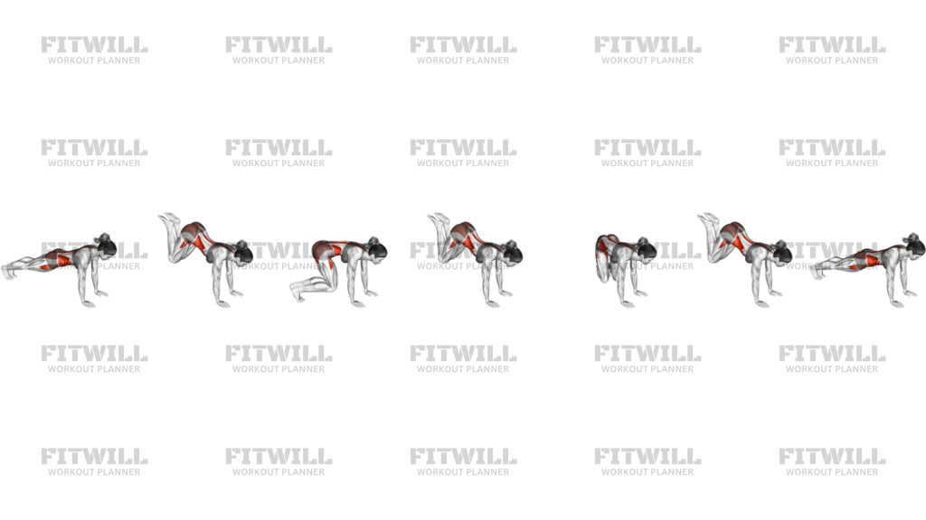 Front Plank Side Hop