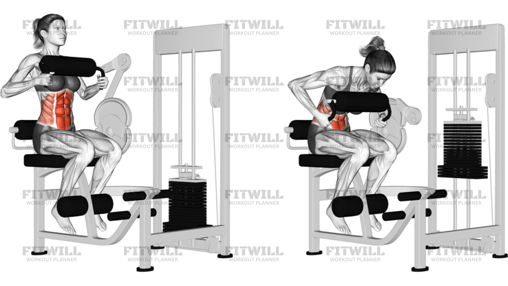 Lever Seated Crunch Chest Pad