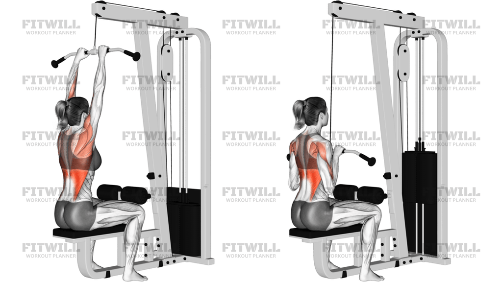Cable Close-Grip Front Lat Pulldown