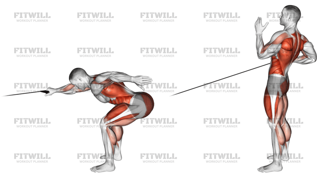 Band Deadlift With Single-Arm Row