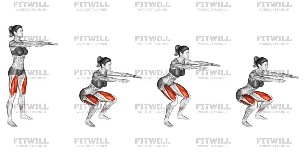 Bodyweight Pulse Squat: Exercise Guide, Video, Techniques, Benefits ...