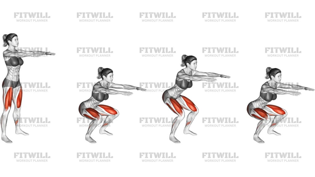 Bodyweight Pulse Squat
