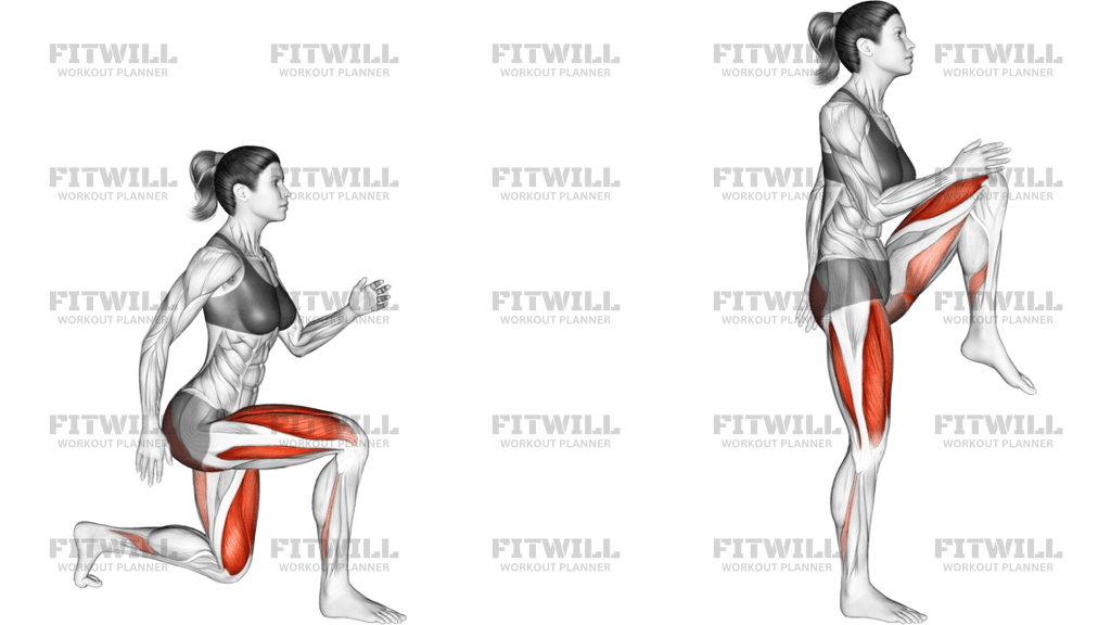 Lunge With Leg Lift