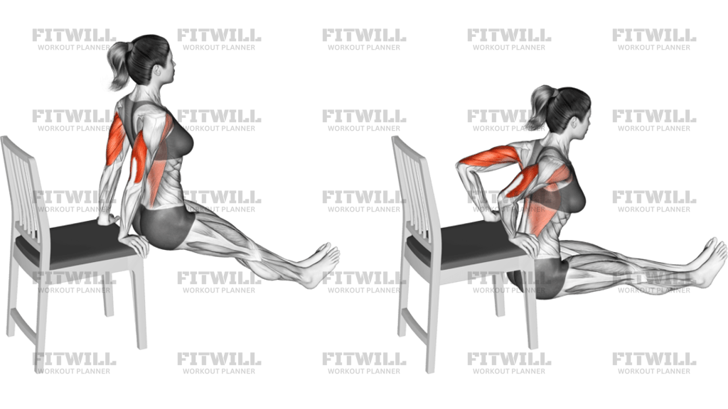Dip On Floor With Chair