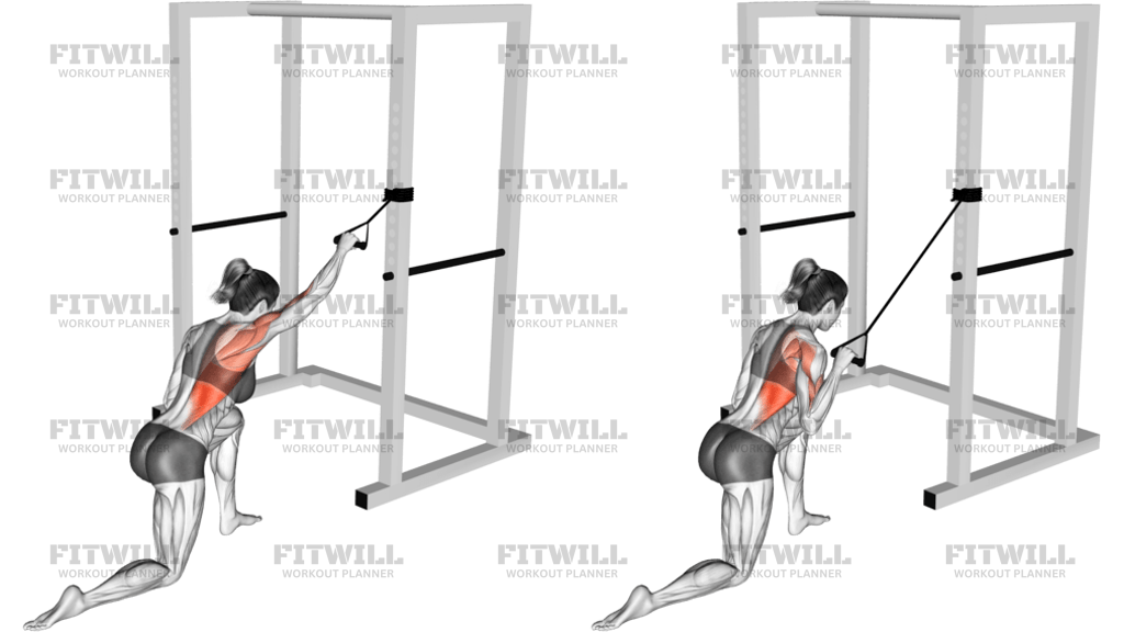 Band Kneeling One-Arm Pulldown