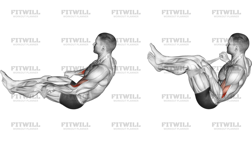 Two Legs Reverse Biceps Curl With Towel Version 2