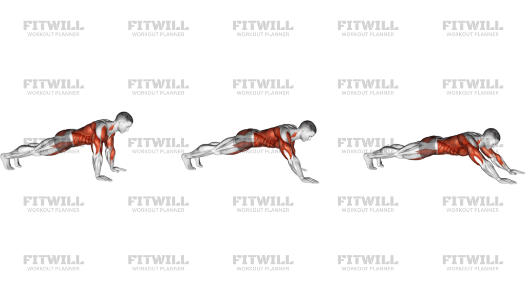 Front Plank Walkout