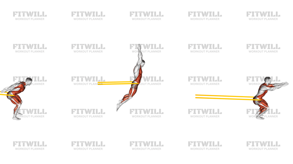 Resistance Band Long Jump