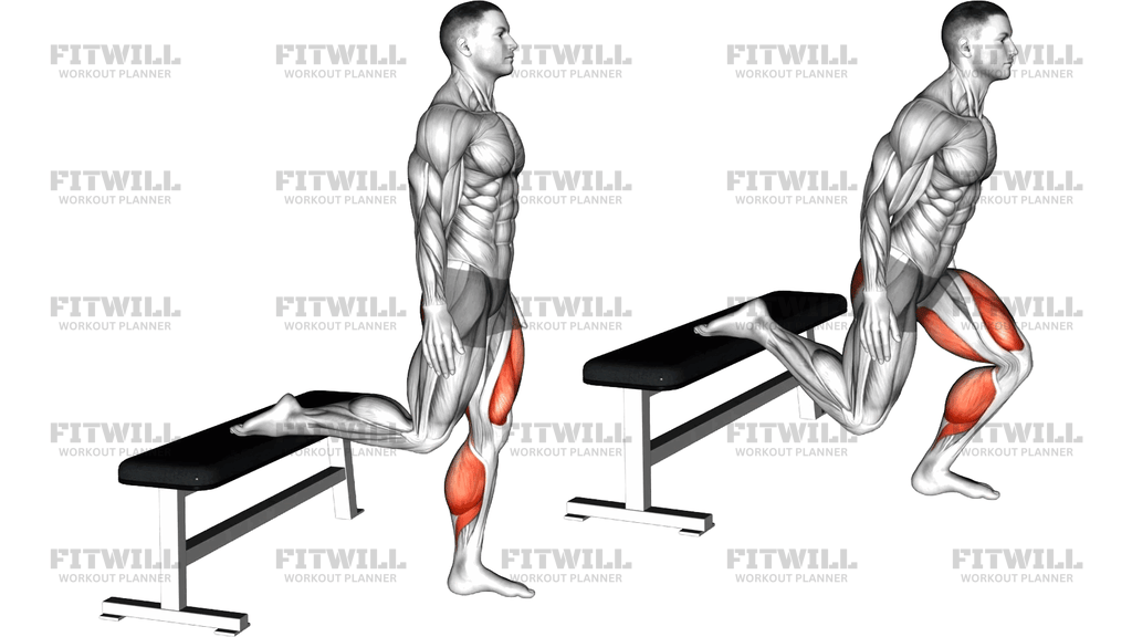 Bulgarian Jump Squat