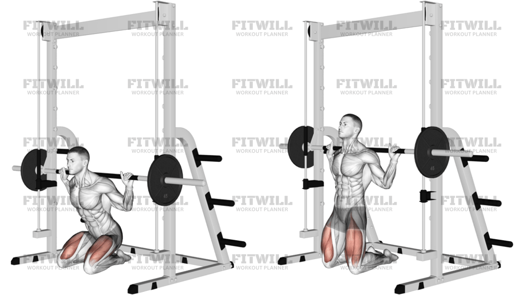 Smith Kneeling Hip Thrust