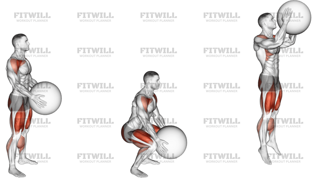 Medicine Ball Squat Jump