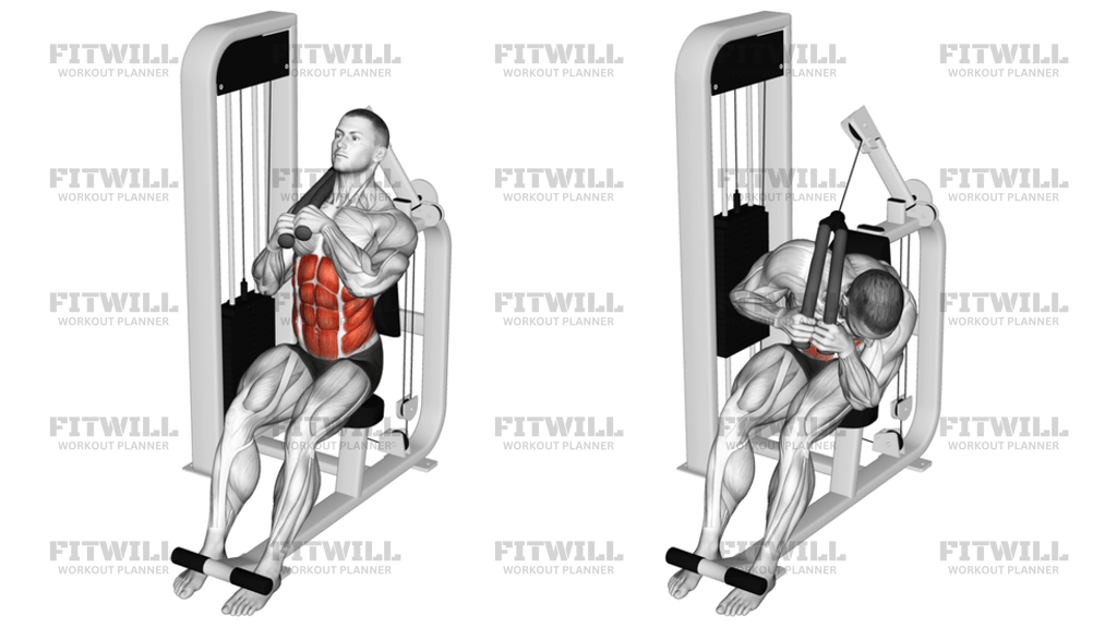 Lever Seated Left Side Crunch: Exercise Guide, Techniques, Benefits ...