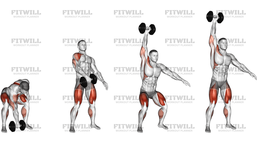 Dumbbell One-Arm Snatch