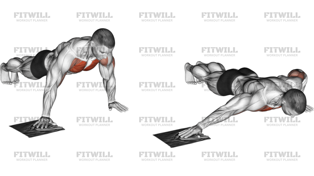 Side Push-Up With Towel