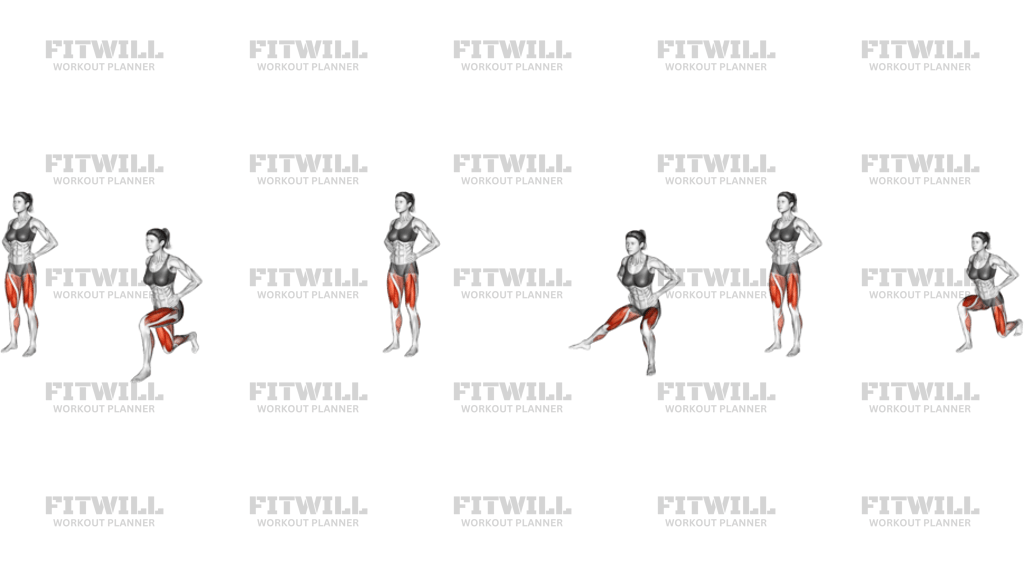 Forward To Side To Rear Lunge