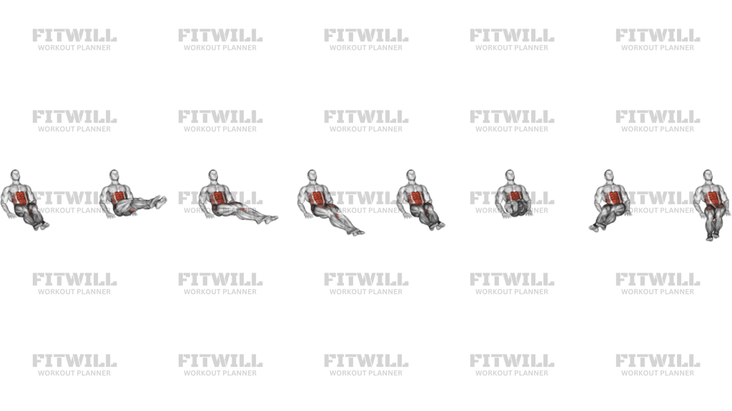 Seated 8 Leg Crunch