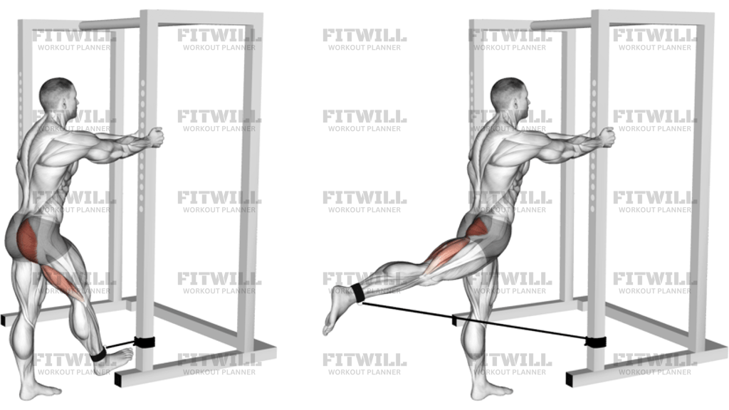 Band Standing Hip Extension
