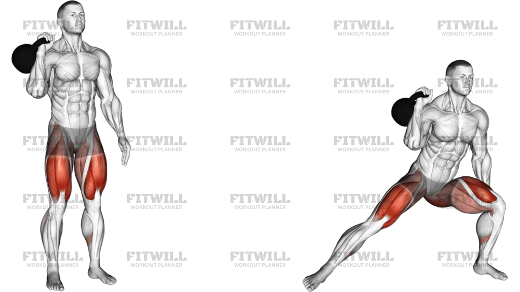 Kettlebell Lateral Lunge