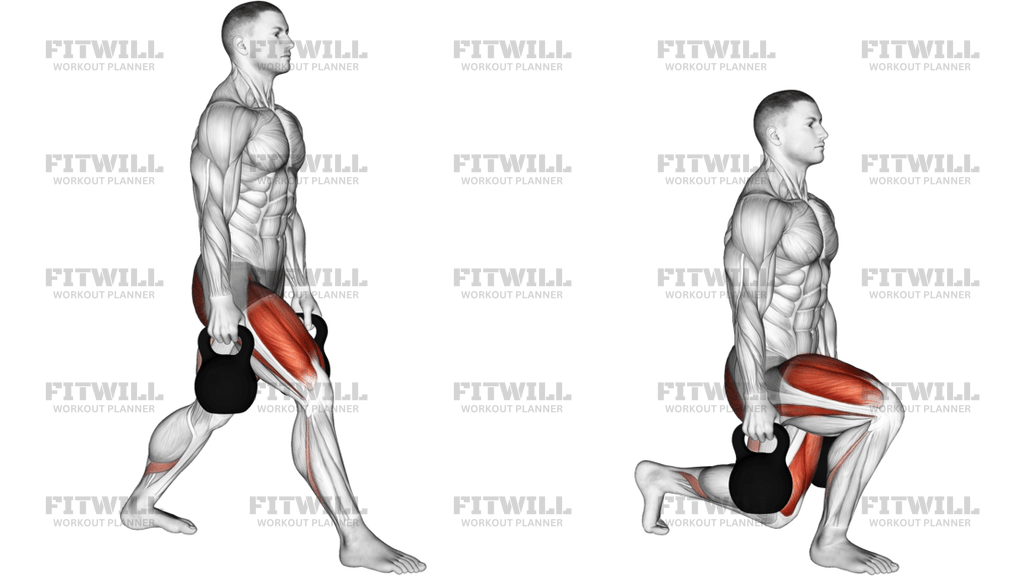 Kettlebell Split Squat