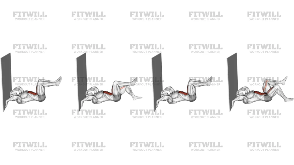 Wall Press Heel Tap