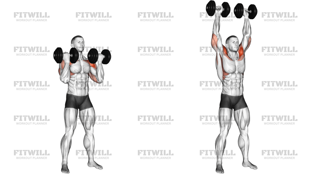 Dumbbell Standing Arnold Press