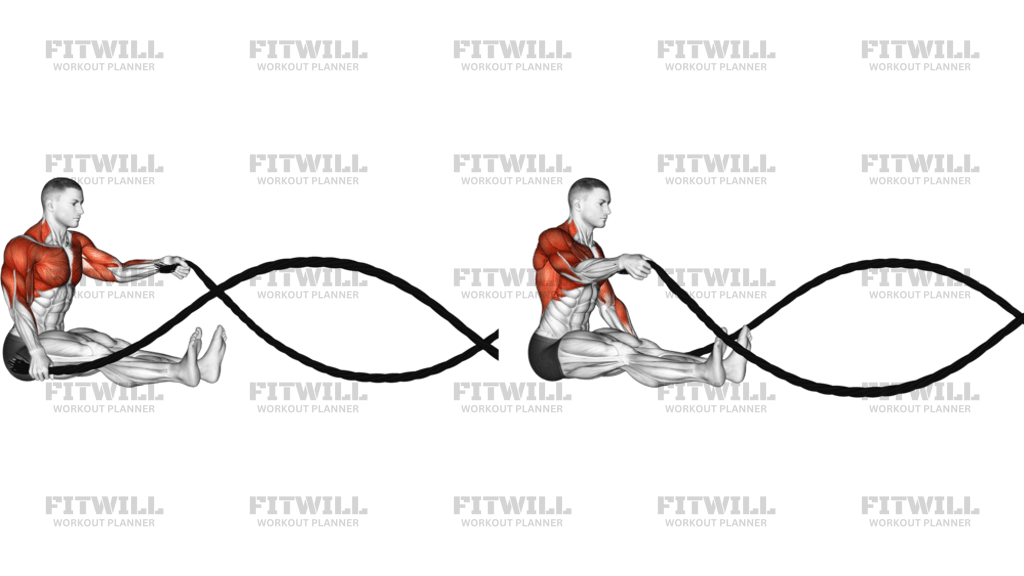 Battling Ropes Seated