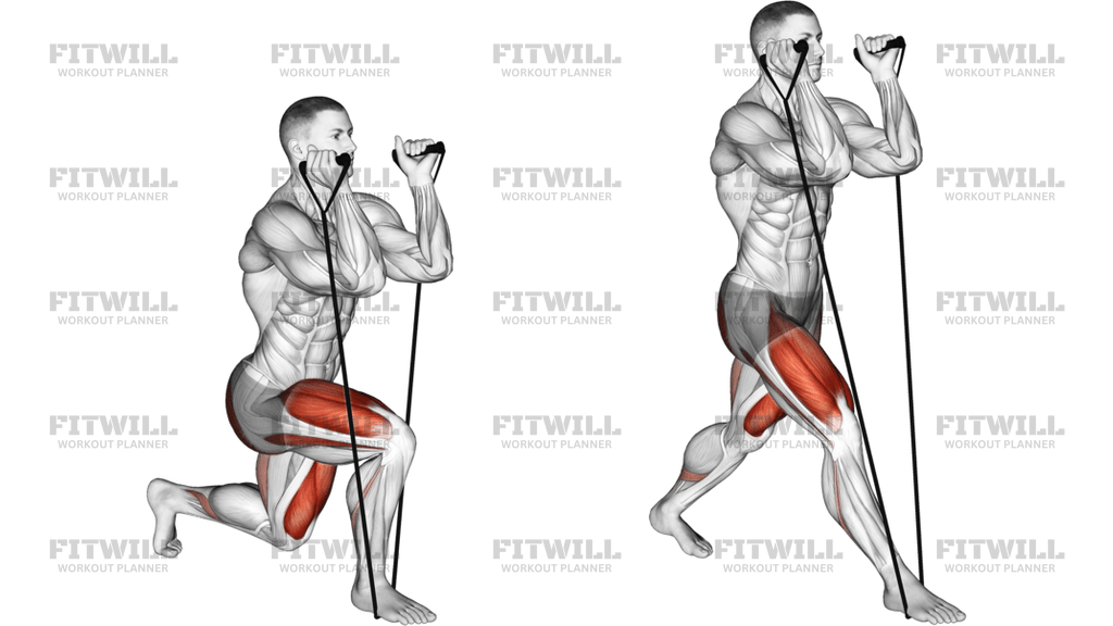Band Split Squat